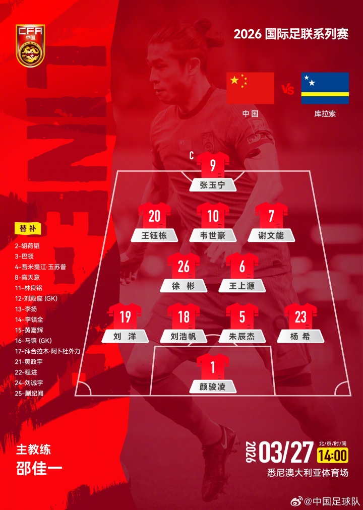 九游官网-国足首发俱乐部分布：海港、泰山、浙江队各2人，留洋球员徐彬